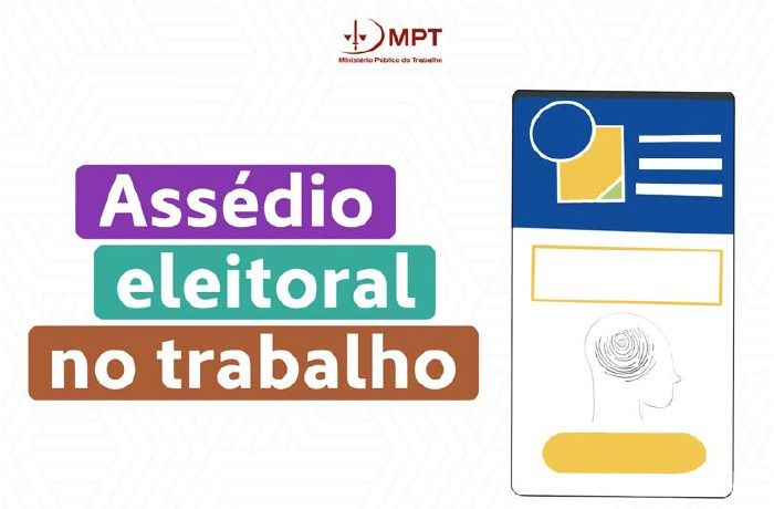 Centrais Sindicais e MPT lançam campanha contra assédio eleitoral