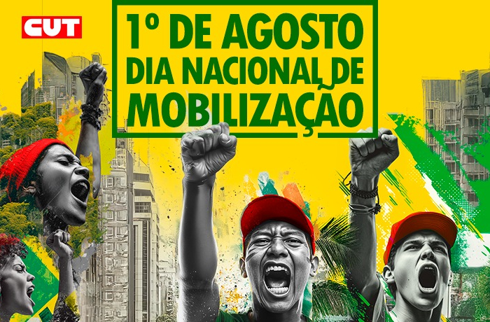 1º de agosto é dia de ir às ruas defender nossa soberania contra os ataques de Trump