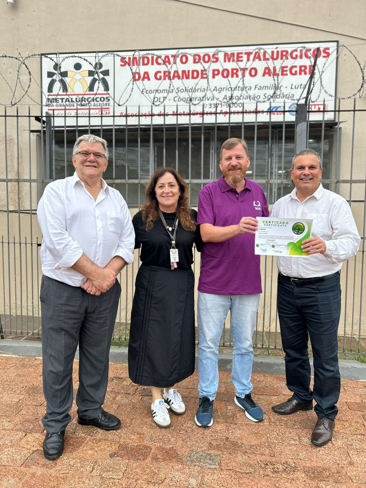 Escola José César de Mesquita: Pioneirismo e Compromisso com a Saúde, recebe o Selo de sustentabilidade do Instituto Safeweb