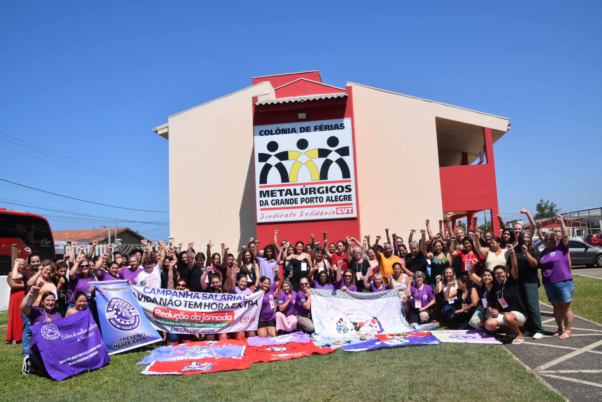 5º Encontro do Coletivo Gabi de Mulheres Metalúrgicas reúne mais de 200 trabalhadoras no litoral gaúcho e fortalece luta por direitos