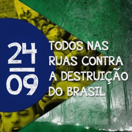 Trabalhadores gaúchos vão tomar as ruas contra destruição do Brasil no dia 24