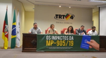Seminário da CUT-RS e centrais denuncia impactos nefastos da MP 905 para os trabalhadores