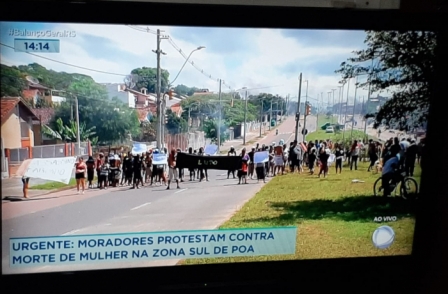 Moradores da Cruzeiro protestam após morte de mulher negra durante ação policial