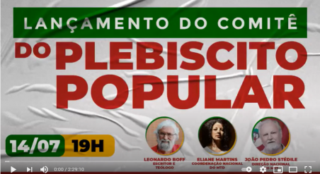 Metalúrgicos gaúchos participam do ato de lançado Comitê do Plebiscito Popular no RS para mobilizar contra privatizações