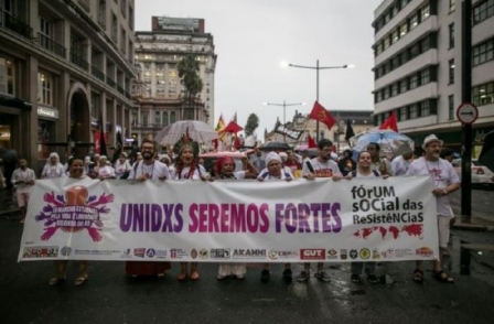 Porto Alegre sediará, de 26 a 30 de janeiro, o Fórum Social das Resistências