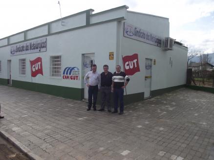 Presidente da CNM/CUT visita Sindicato de Sapiranga