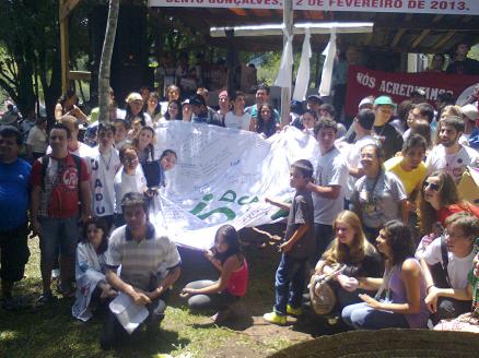 Metalúrgicos de Passo Fundo participam da Romaria da Terra