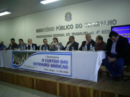 Seminário O Custeio Das Entidades Sindicais Levanta Polêmicas E Busca Soluções Imediatas