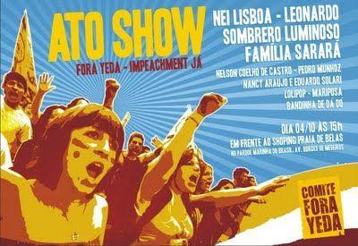 Ato Show Fora Yeda Neste Domingo