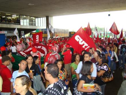 Mobilização Dos Sindicalistas Mostra Força Em Brasília